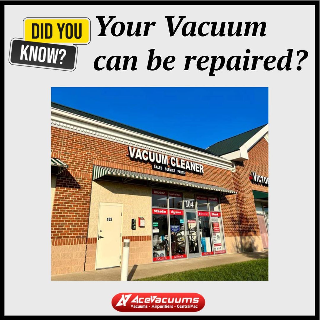Do you know your broken vacuum can be repaired? | Repair don’t replace