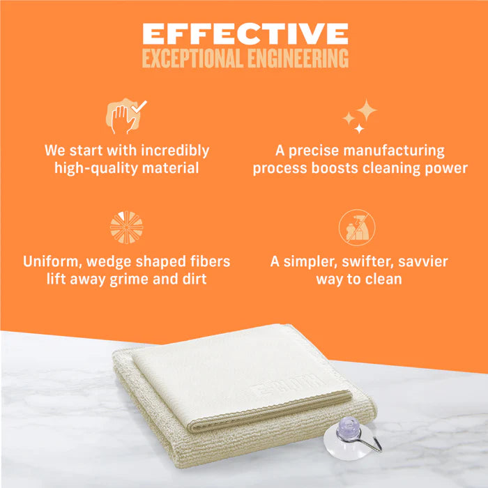 E-Cloth Shower Cleaning Kit - 2 Cloths-10612