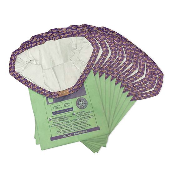 ProTeam 6 qt. Intercept Micro Filter Bag, Open Collar, GoFit 6, Super Coach Pro 6, ProVac FS 6, GoFree Flex Pro II Backpacks (10 Pack) #107314