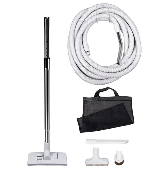 Universal Central Vacuum Attachment Kit with 30' Hose and Combination Tool #416C