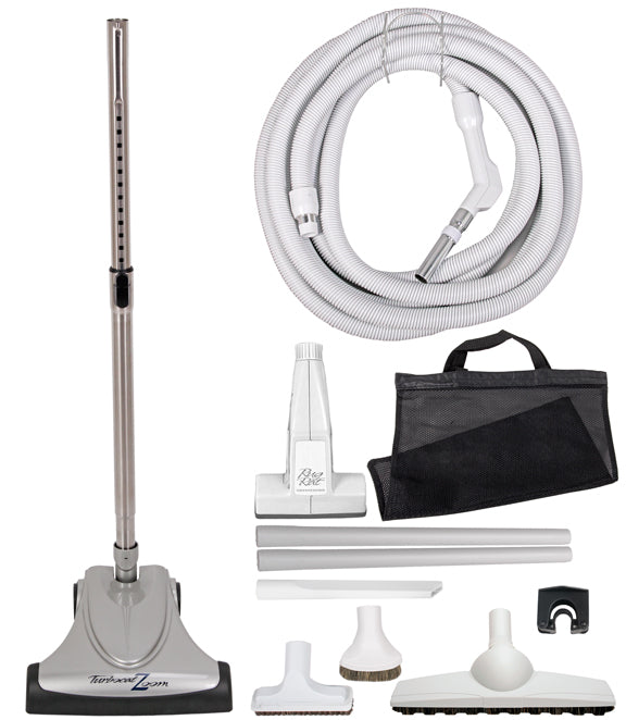 TurboCat Zoom Premium Central Vacuum Attachment Kit with 30' Hose #416PZ30