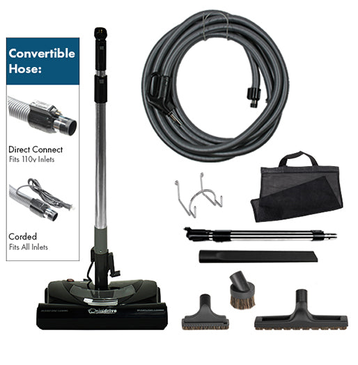 MD Central Ace Central Vacuum Attachment Kit 35' Corded hose with 12