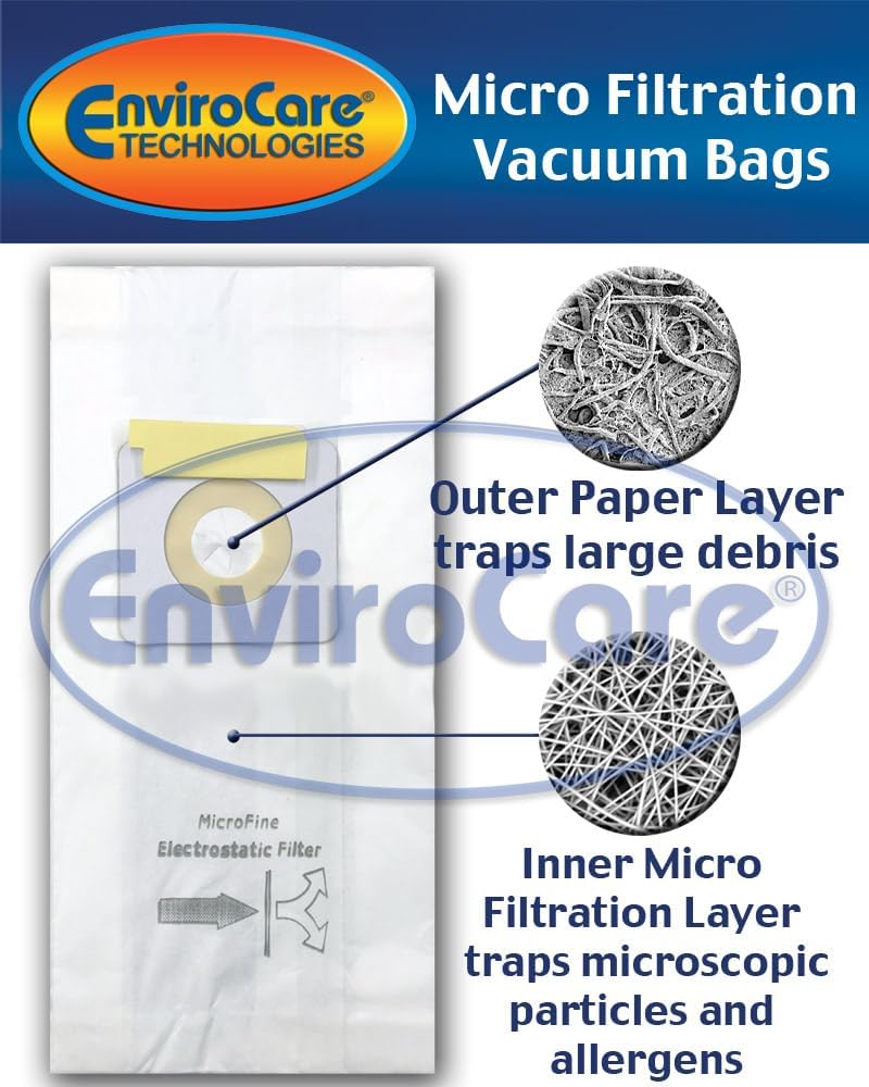 Bissell Paper Bags for Uprights Style 1 & Style 7 (3 Pack) Part #840