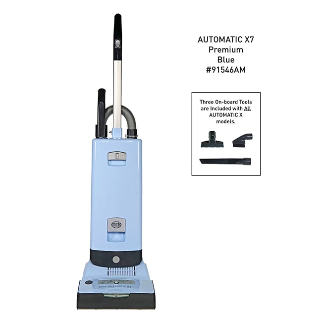 Sebo AUTOMATIC X7 Premium #91546AM (Pastel Blue) Upright