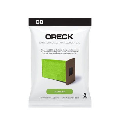 Oreck Style BB Handheld Filtration Bags (8 pack)
