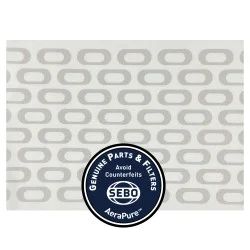Sebo Exhaust Microfilter, for Felix/Dart (White/Grey, Ovals) #7095ER11