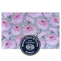 Sebo Exhaust Microfilter for Felix/Dart (Pink/Grey, Peony) #7095ER41