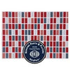 Sebo Exhaust Microfilter, for Felix/Dart (Red/Grey, Rectangles) #7095ER12