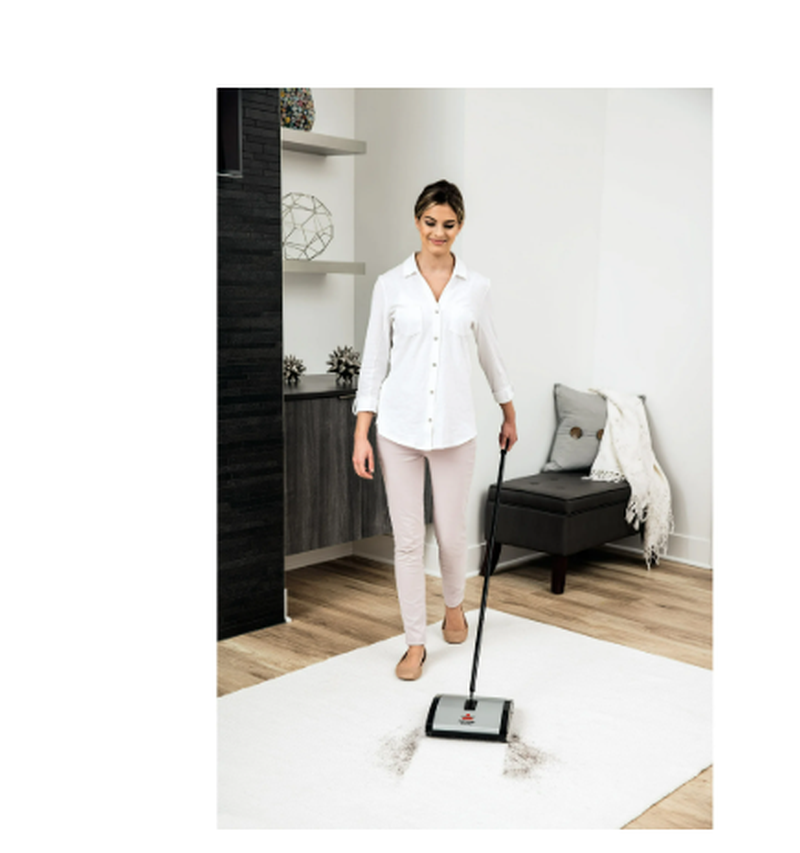 Bissell 2680 Push Sweeper ( 2 Brushes, Silver, 9.5 Inches )  Part #92N0A