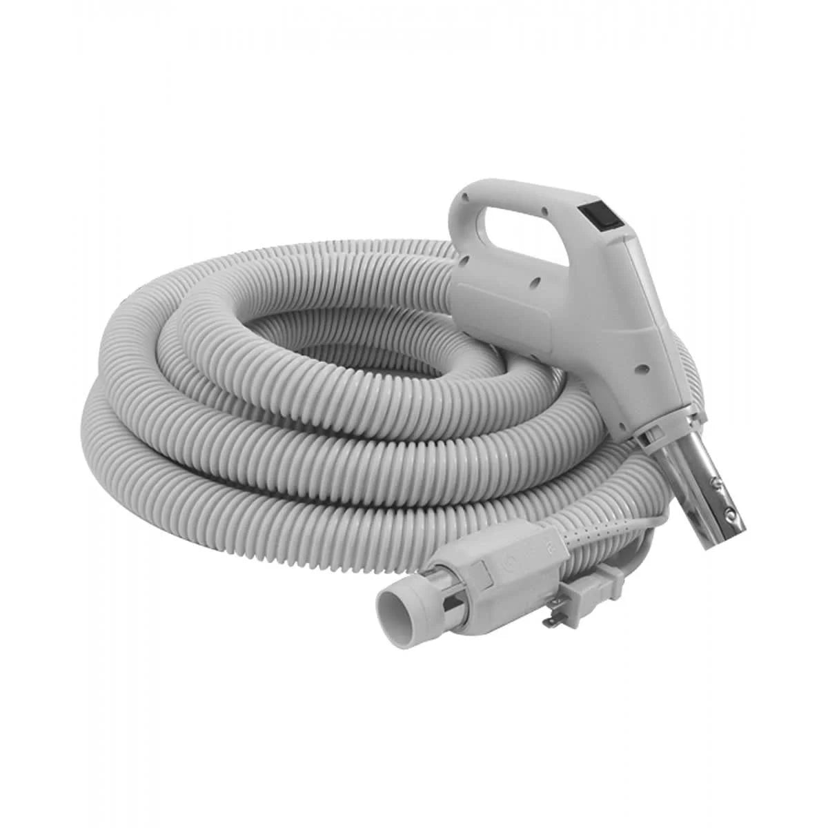 Clean Obsessed Central Vacuum Attachment Kit 30′ Pigtail Hose with 15″ Power Nozzle #PSB30P15