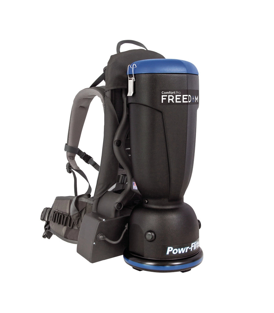 Powrflite Premium Comfort Pro Freedom Cordless Backpack Vacuum Harness & Tools (with Battery) #CPF6P-1C