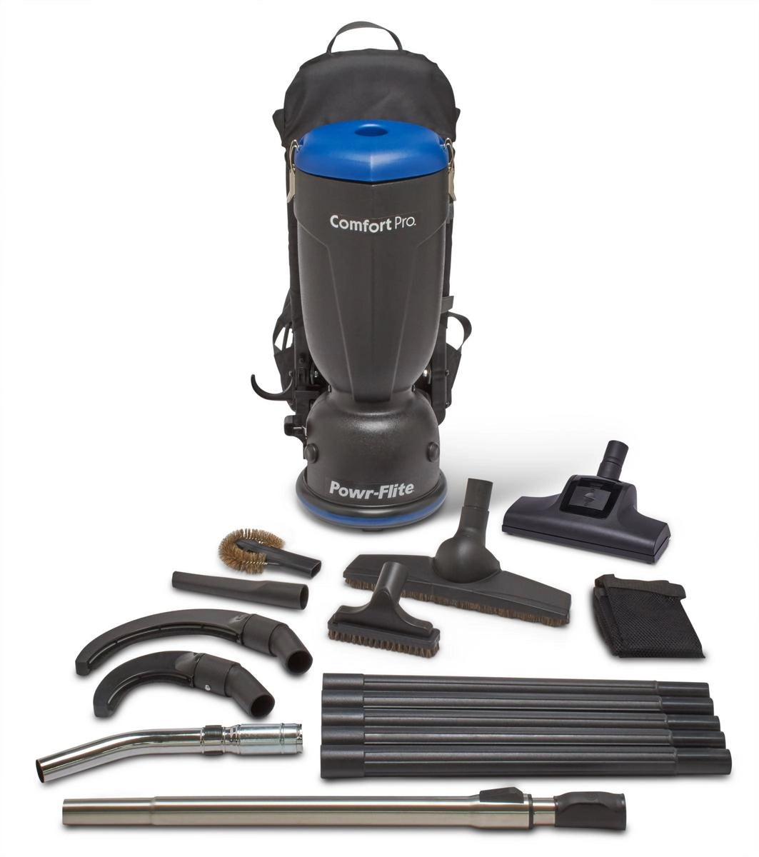 Powerflite Comfort Pro Backpack Vacuum with Tools - 6 Quart Capacity #BP6S-KIT3