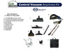 Clean Obsessed Central Vacuum Attachment Kit 30′ Pigtail Hose with 15″ Power Nozzle #PSB30P15