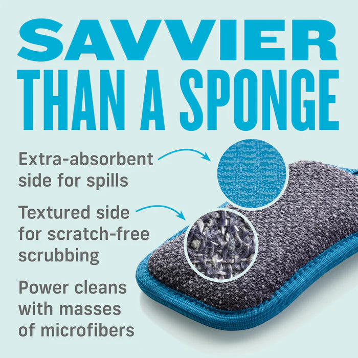 E-Cloth Washing Up Pad - Blue-10626B