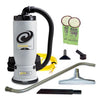 Pro Team AviationVac 6 qt. Backpack Vacuum with Tool Kit