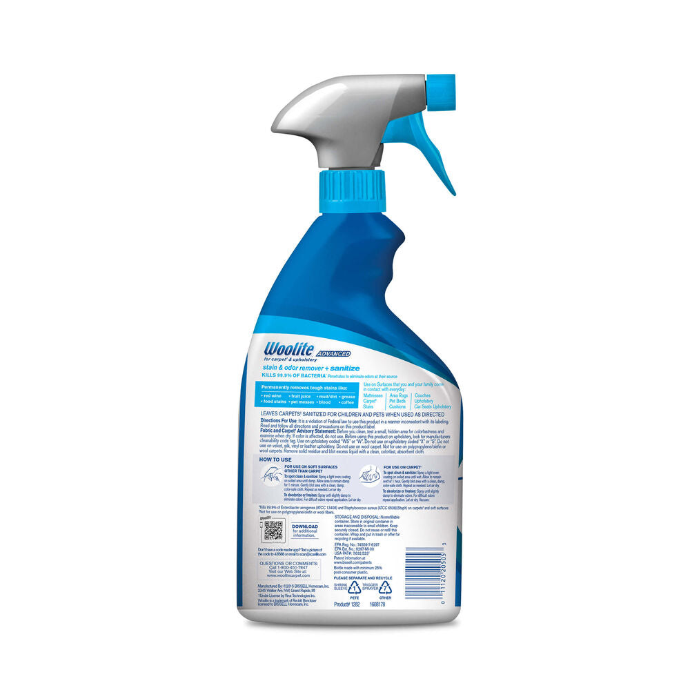 BISSELL Woolite Advanced Stain & Odor Remover + Sanitize