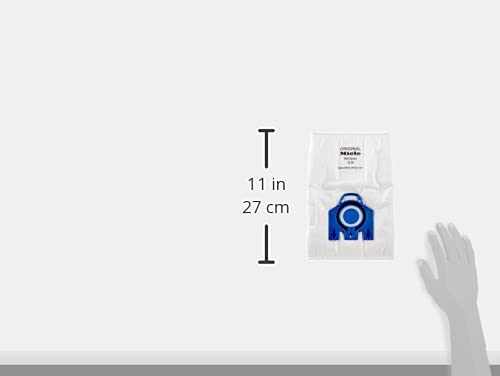 Miele AirClean 3D XL-Pack GN Dust Vacuum Bags – 8 Count, White