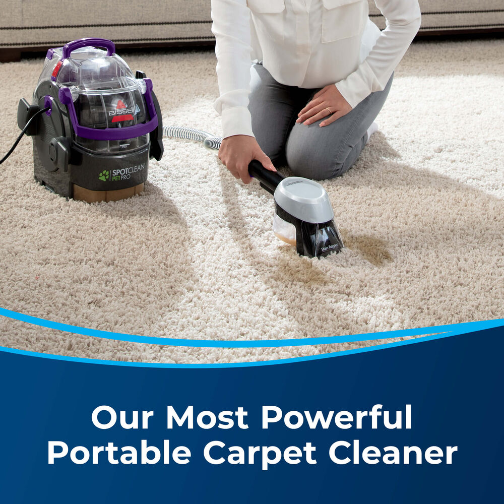 How to Use the Bissell Spotclean Pet Pro Portable Carpet Cleaner