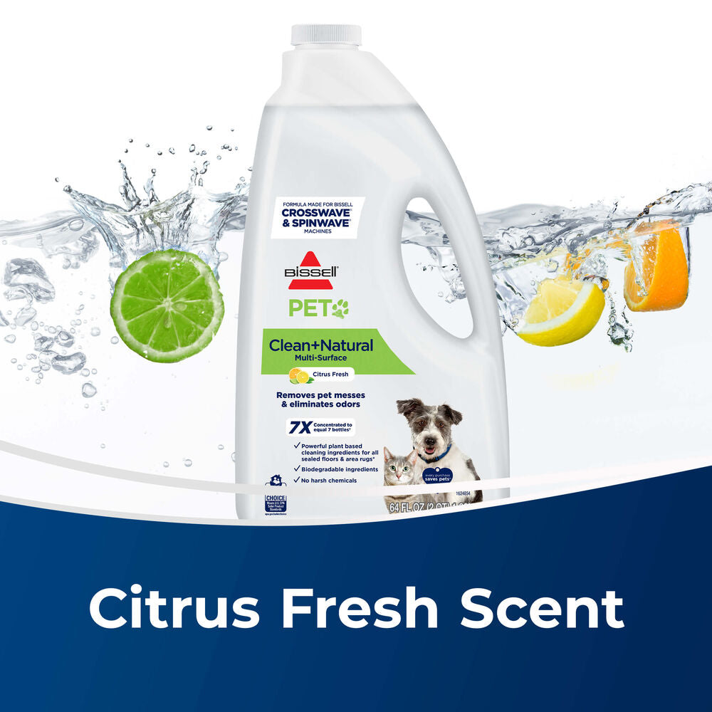 BISSELL PET Clean + Natural Multi-Surface Formula (64 oz.)