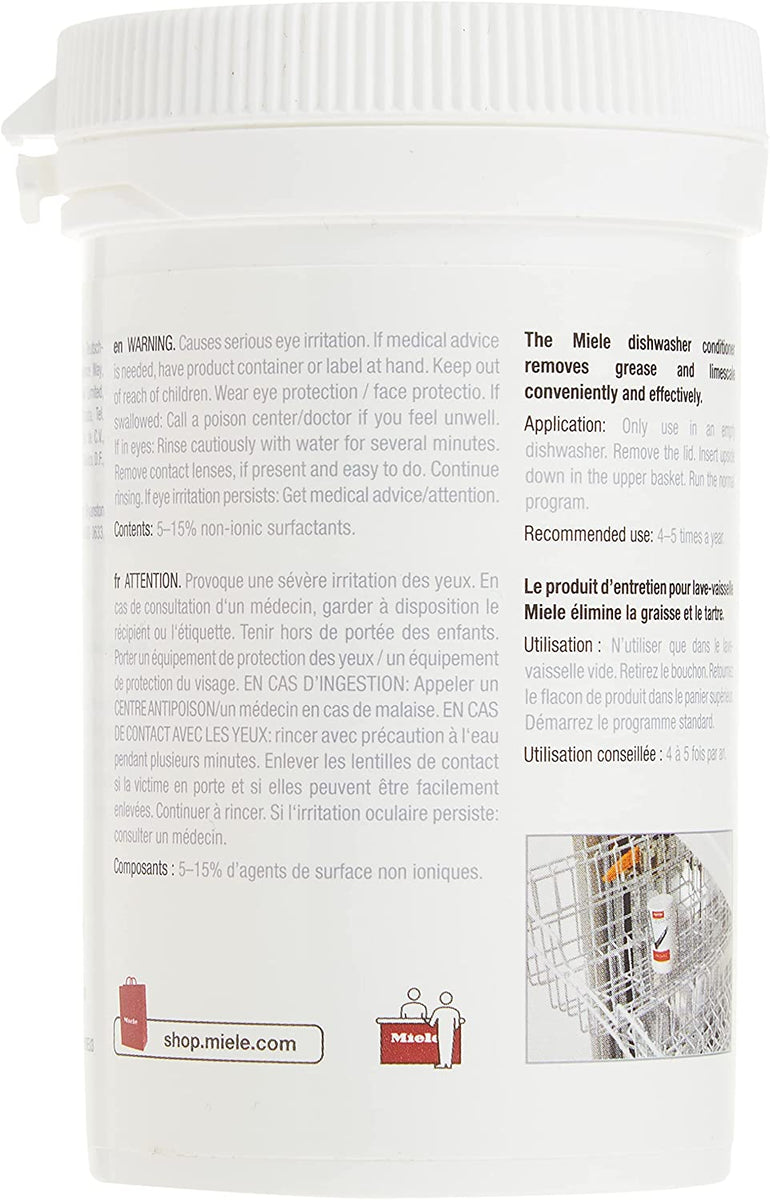 Miele Dishwasher Cleaner/conditioner Acevacuums