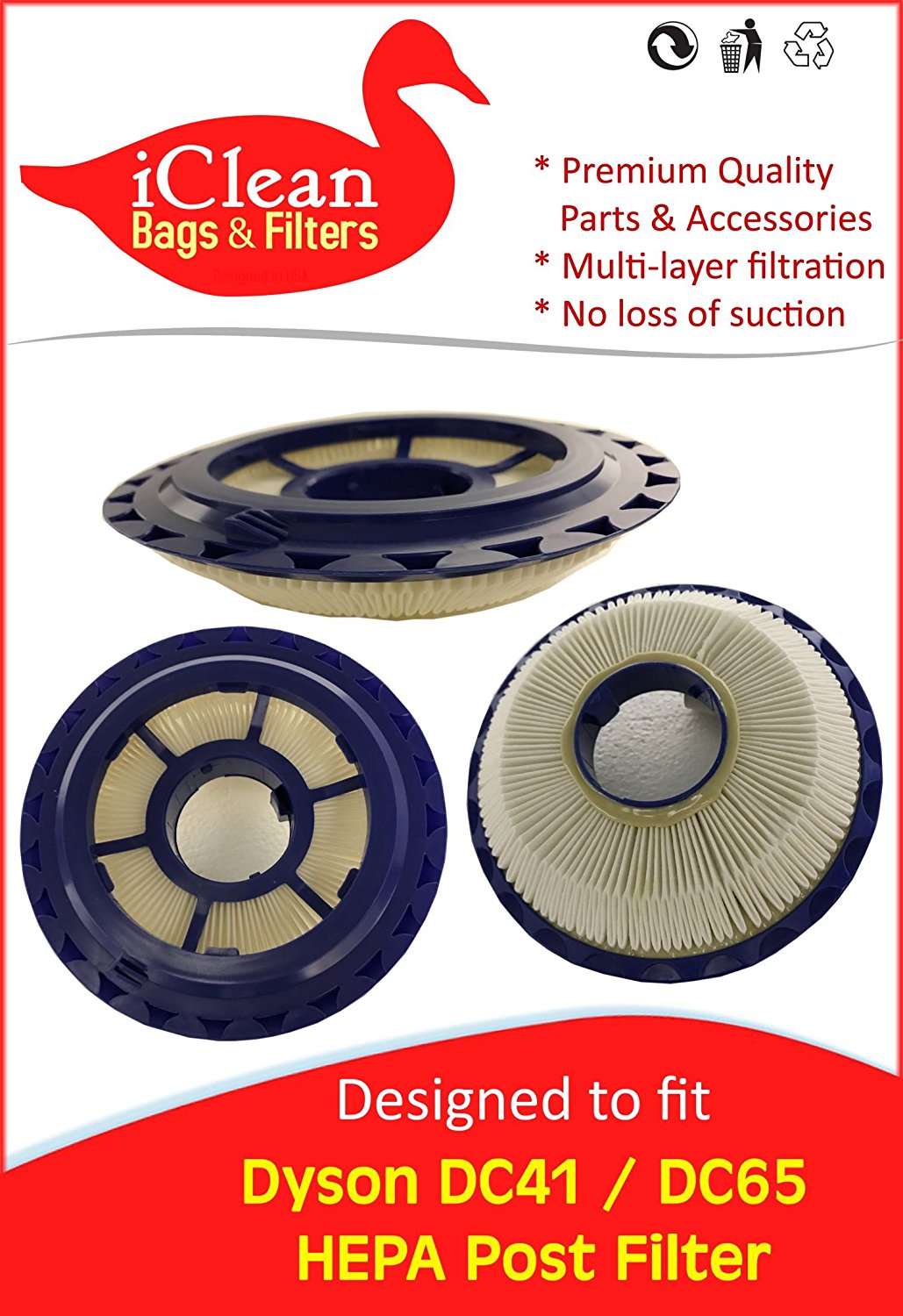 Dyson DC65/41 Exhaust Post HEPA Filter # 920769-01