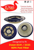 Dyson DC41 / DC65 HEPA Post Filter - (Qty) 2 By iClean Vacuums