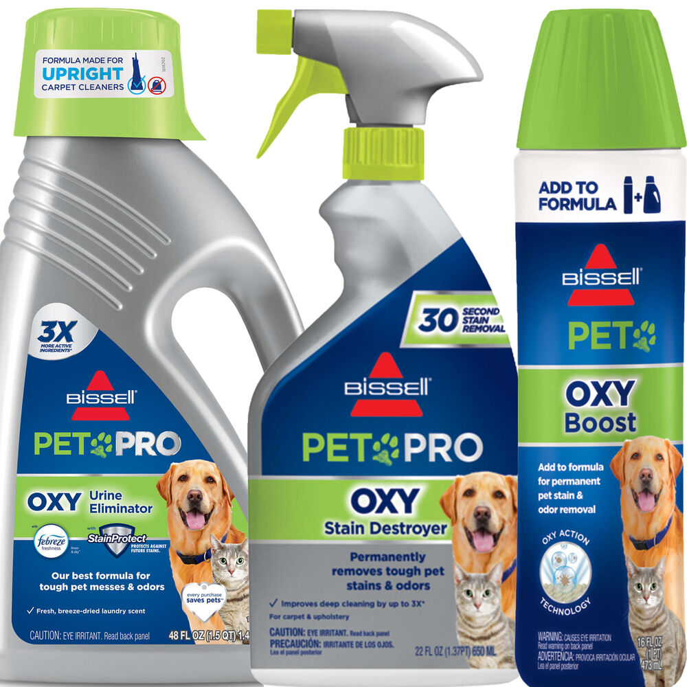 BISSELL Pet Stain Removal Pack for Upright Carpet Cleaners