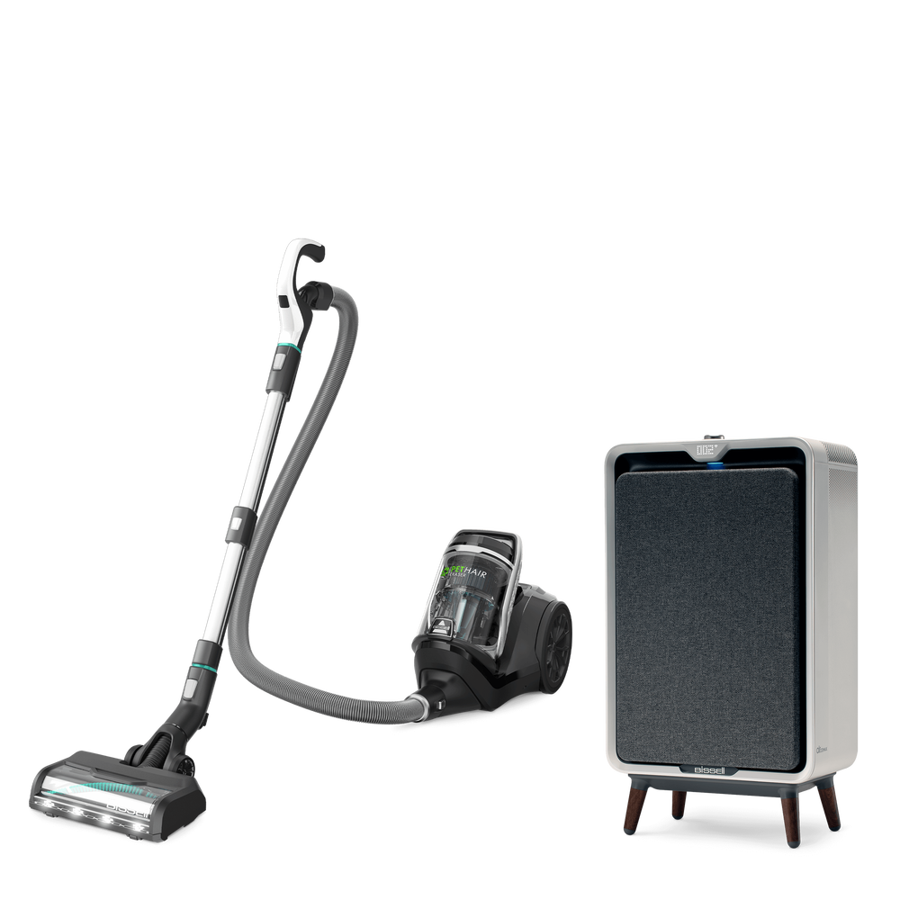 BISSELL Pet Hair Clean Floors & Clean Air Bundle Purifier