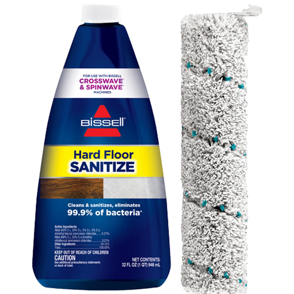 BISSELL CrossWave Max Hard Floor Sanitize Formula & Brush Bundle