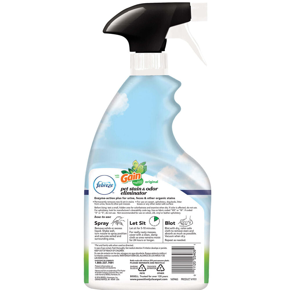BISSELL Enzyme Action Plus Pet Stain & Odor Eliminator 32 oz.