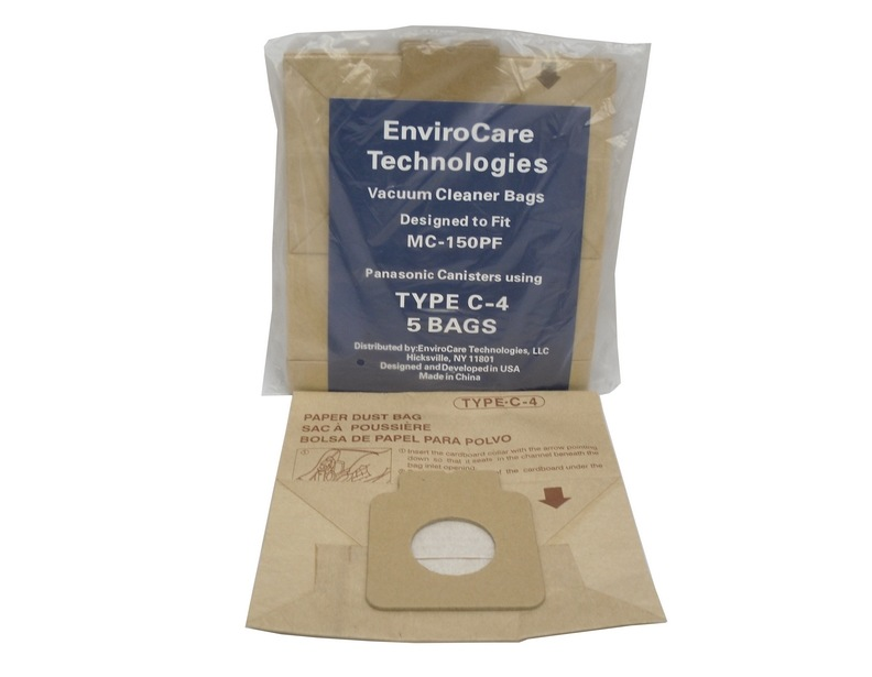 Panasonic 5 Pack Generic Style C-4 Vacuum Bags
