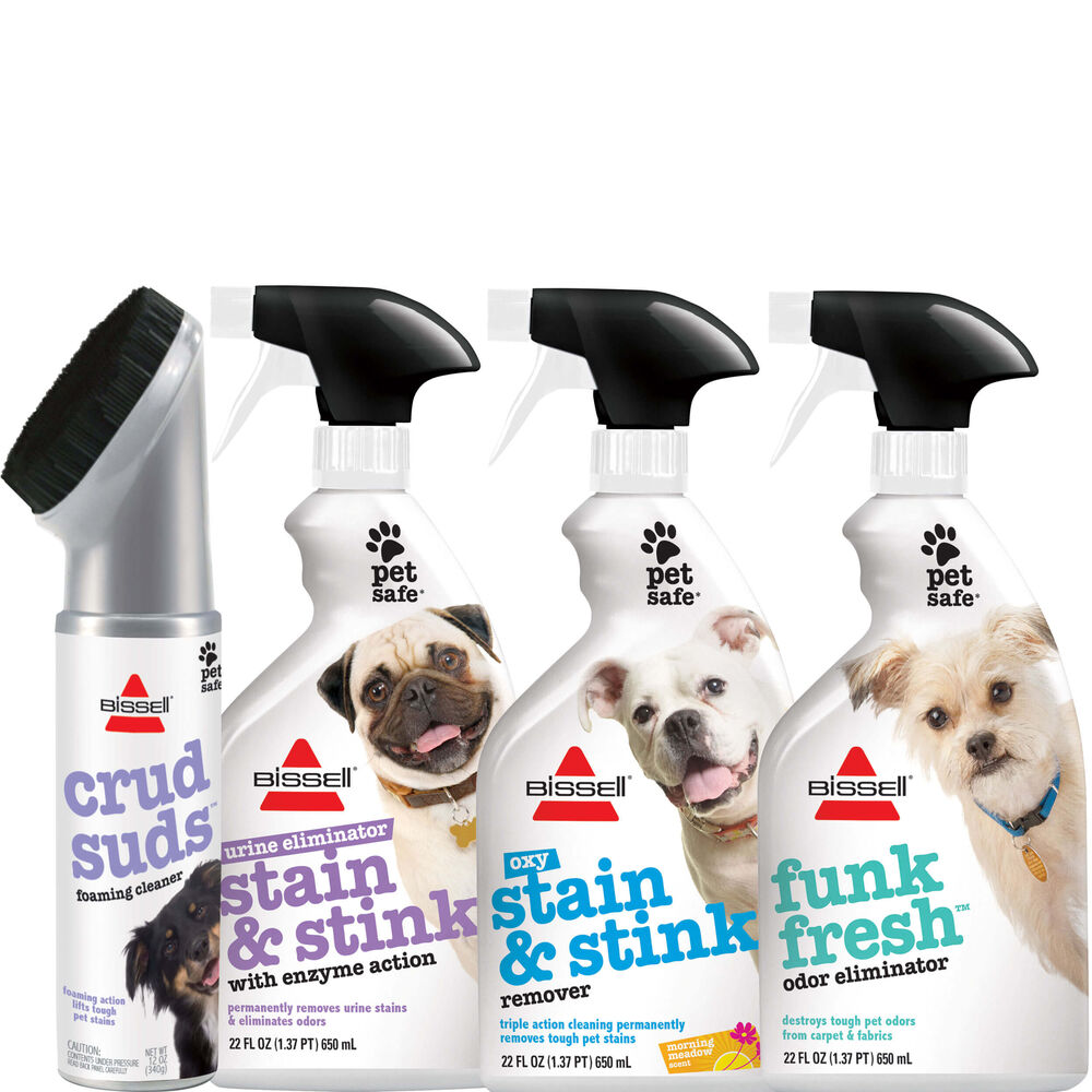 BISSELL Pet Stain and Odor Remover Bundle for Dog Messes