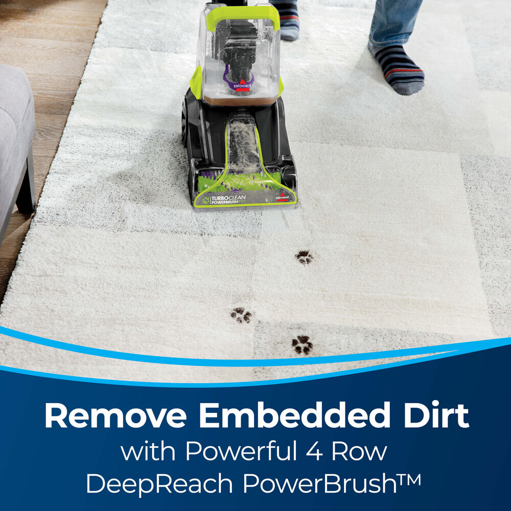BISSELL TurboClean PowerBrush Lightweight Pet Carpet Cleaner