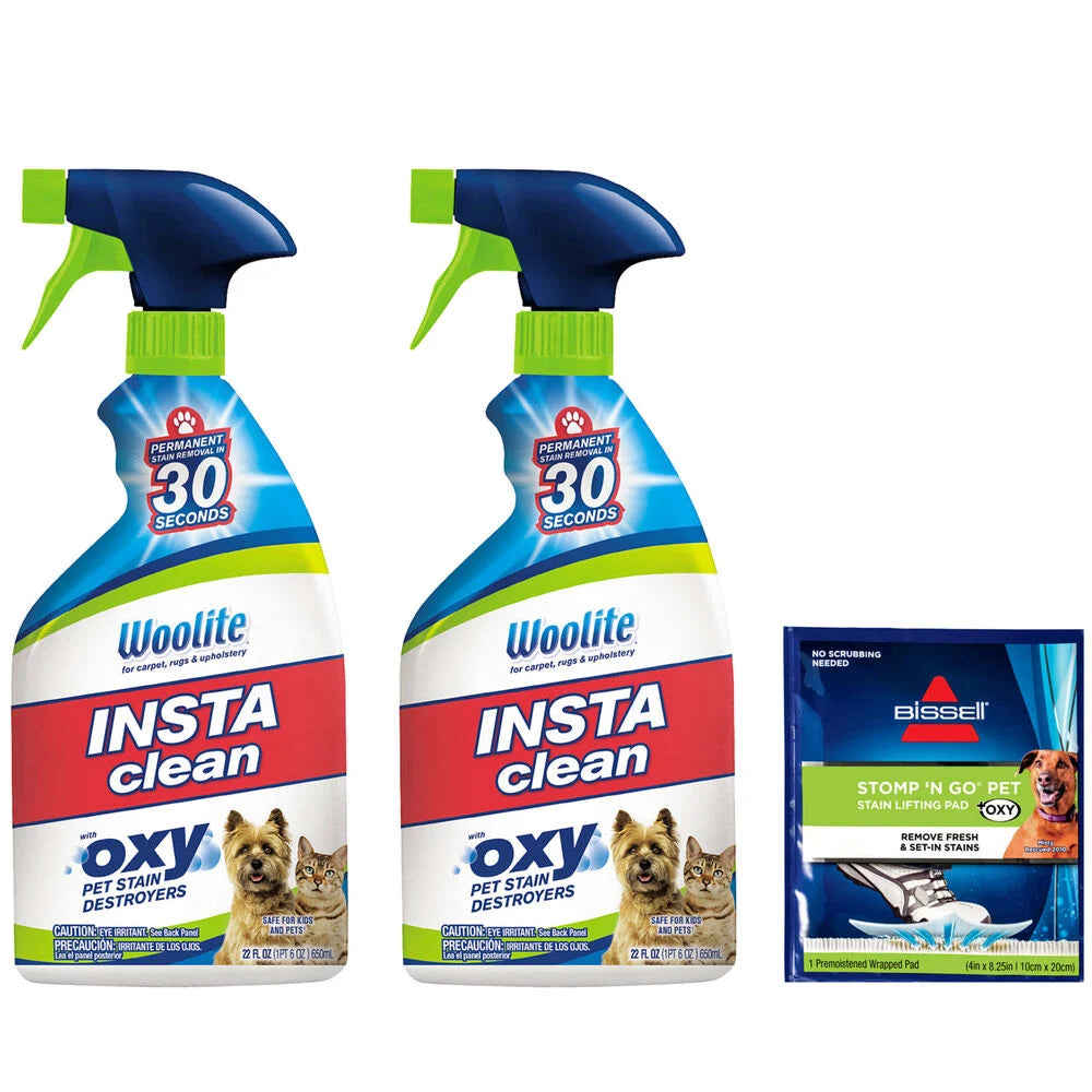 Woolite INSTAclean Pet Stain Remover 2 Pk 1 Stomp n Go Pet