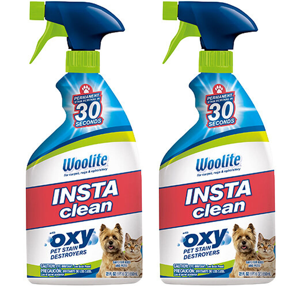 BISSELL Woolite INSTAclean Pet Stain Remover (2-Pk) & 1 Stomp 'n Go Pet Stain Lifting Pad