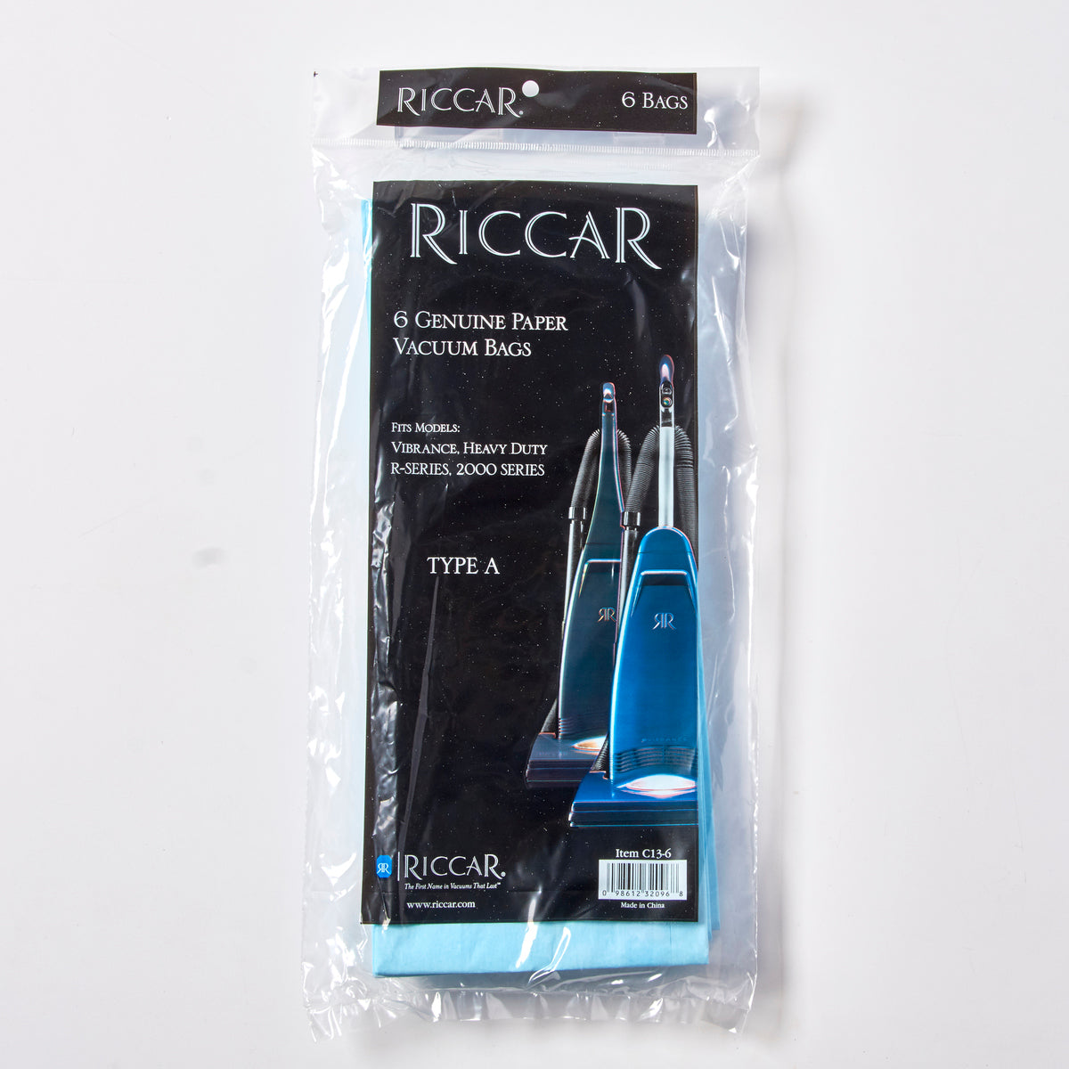 Riccar Vibrance C13‑6 Upright Vacuum Cleaner – Bagged 2000/4000 Series