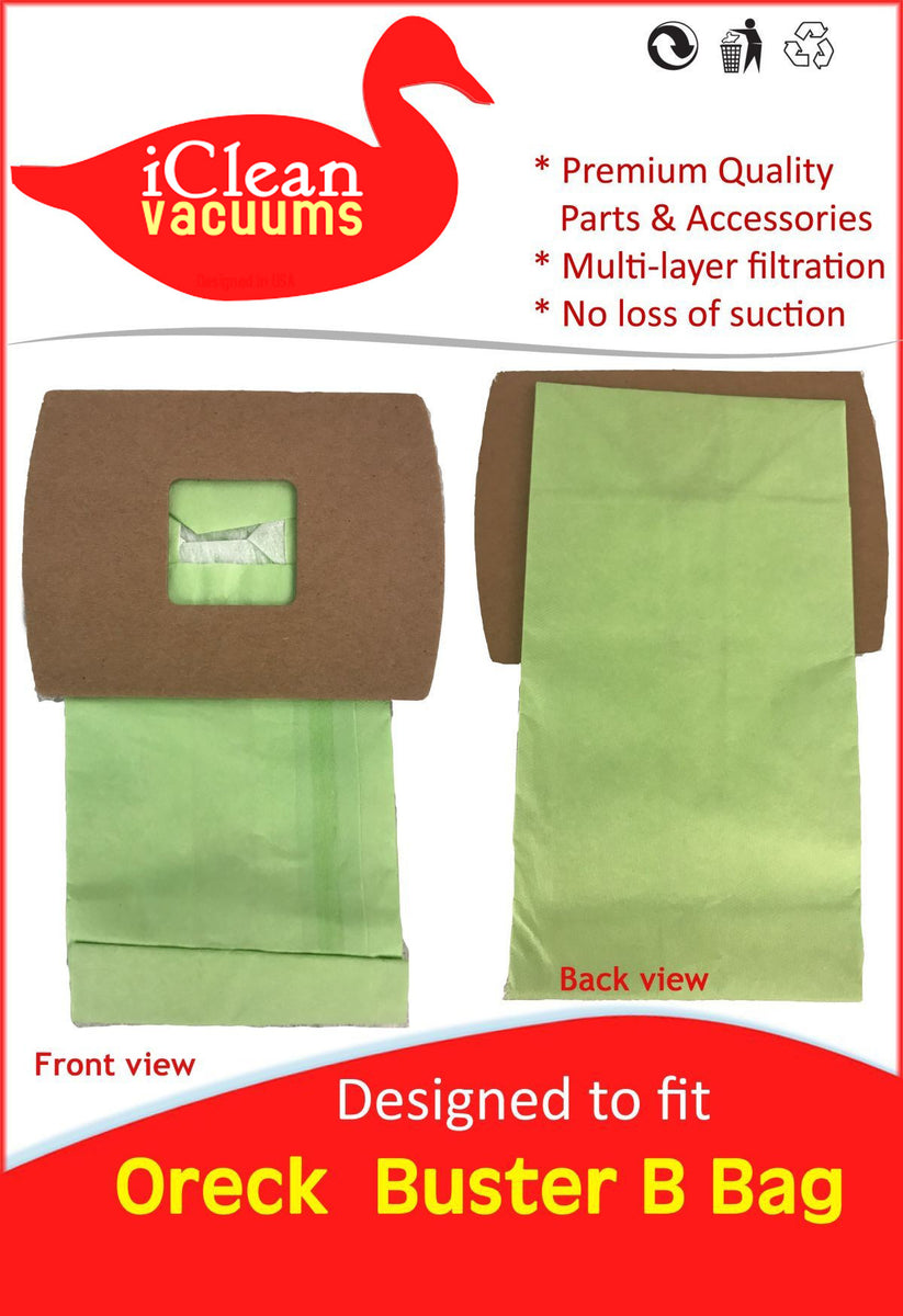 Oreck Compact canister bag Oreck Buster B Bag Oreck vacuum bag