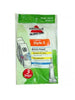 Bissell Power Clean Upright Vacuum Cleaner. Style 5 Fresh Vacuum Cleaner Bags (3 pack). Captures 100% of pollens, ragweed and dust mites; antibacterial. 99% filtration down to 5.0 microns; can capture particles as small as 0.1 micron. Genuine Part # 32028