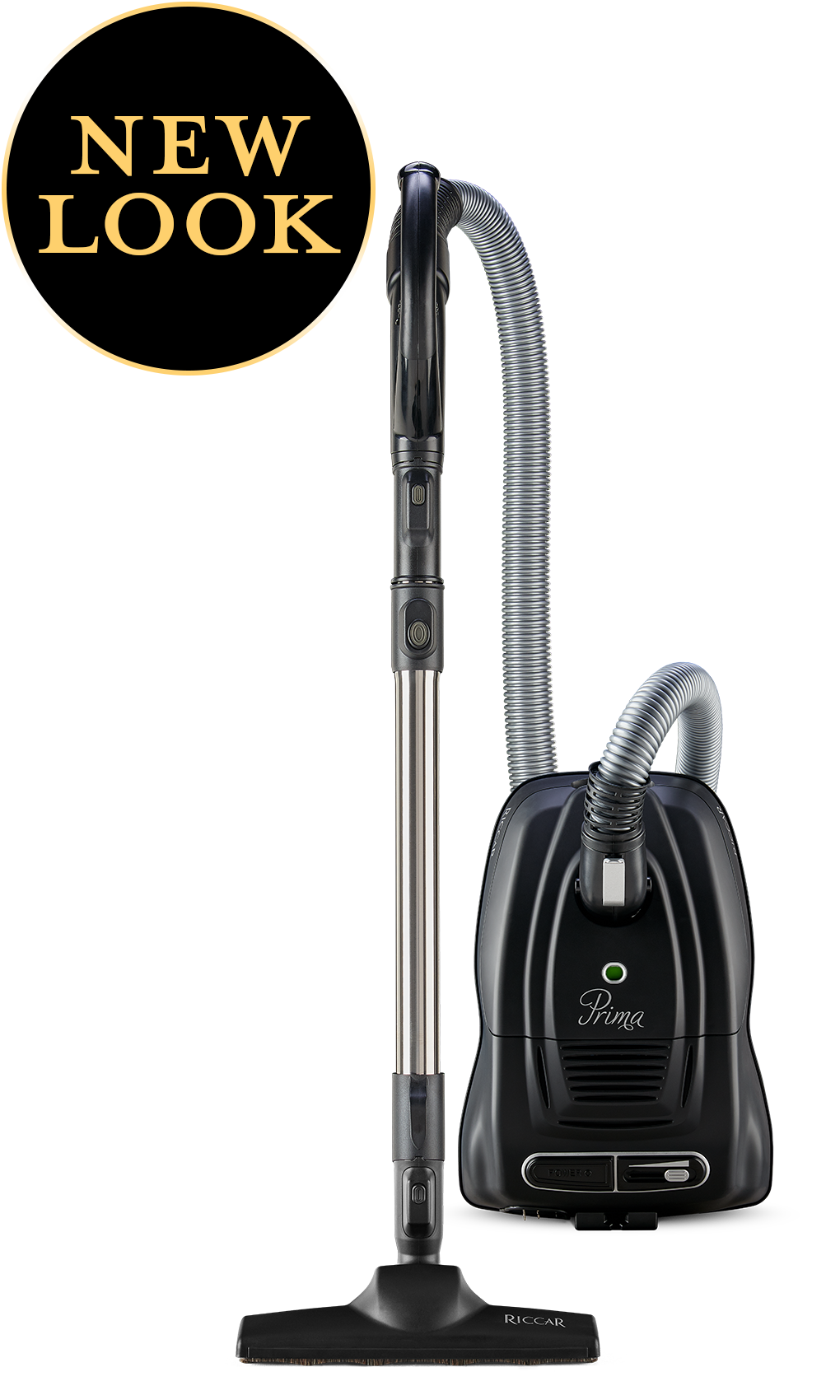 Riccar Prima Straight Suction Canister Vacuum Cleaner with Turbo Nozzle (R50SS.4)