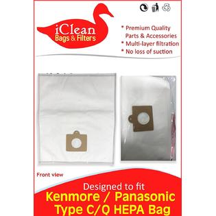 Kenmore/Panasonic Canister Vacuum Cleaner Type C/Q 5055 Bags by iClean Vacuums