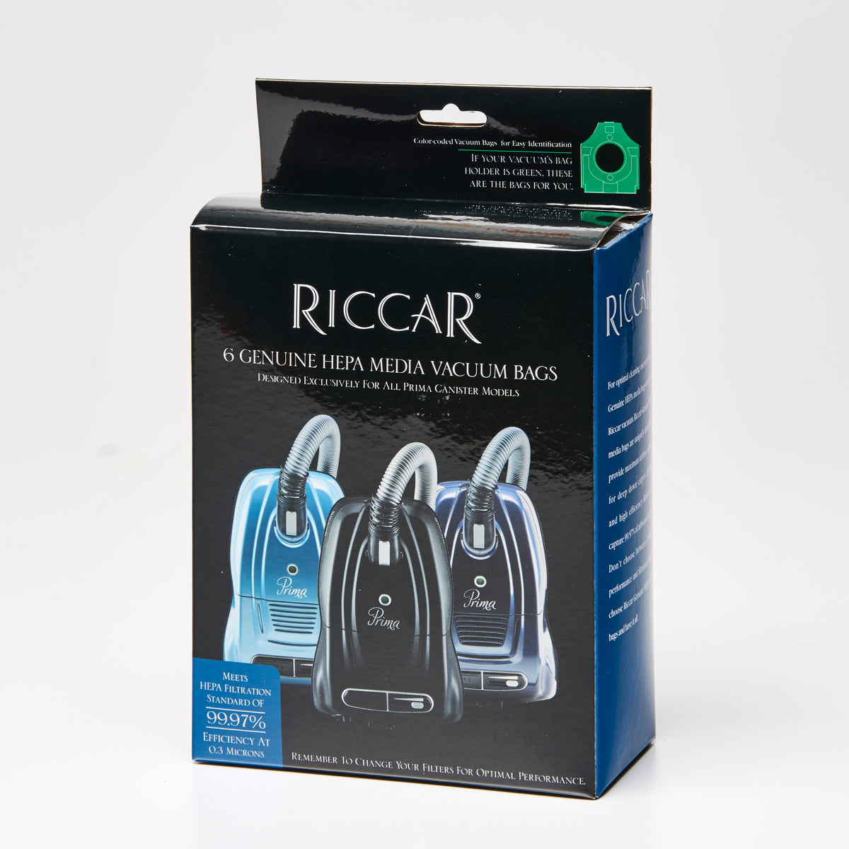Riccar RCH-6 HEPA Bags (6-Pack) for Prima Vacuums