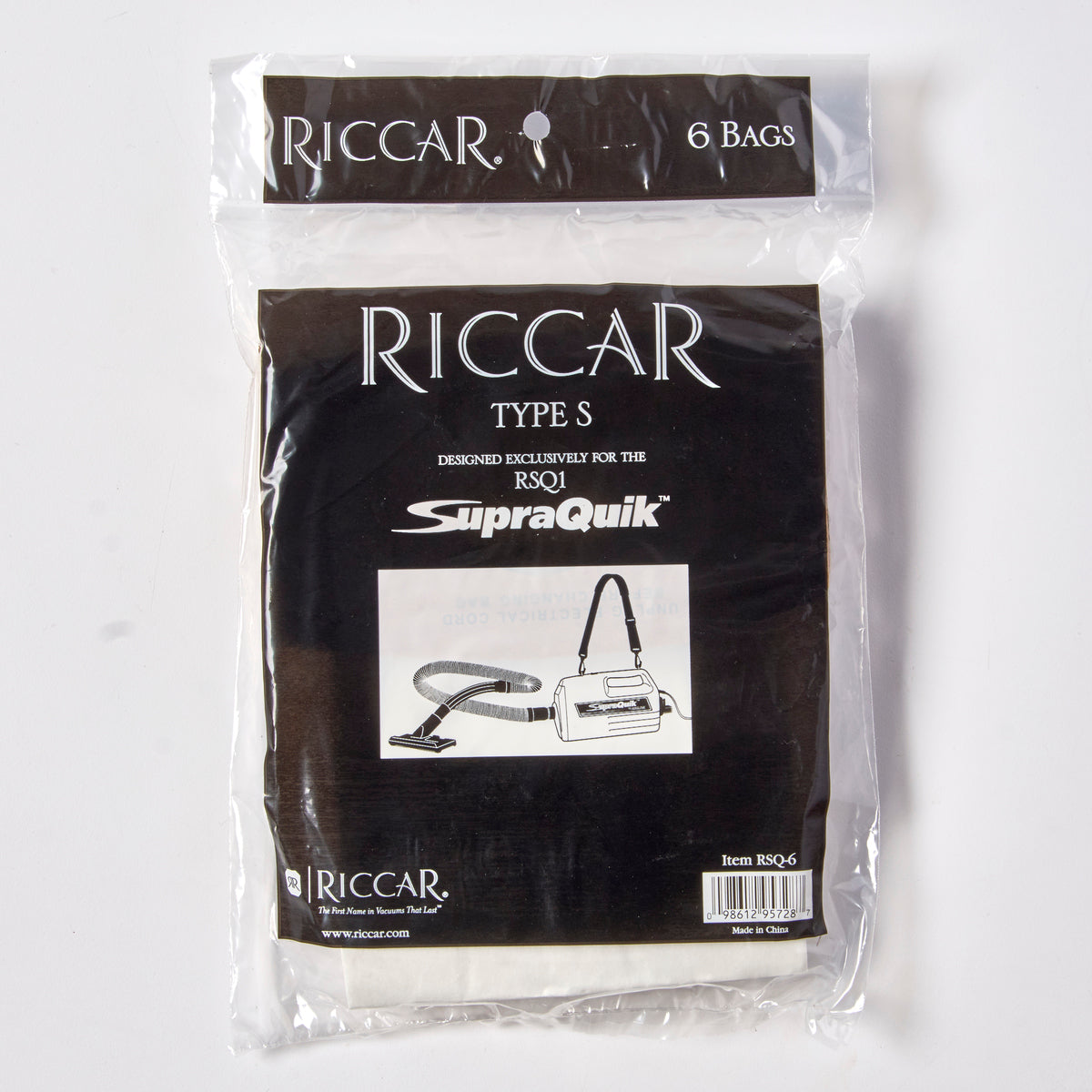 Riccar RSQ-6 Vacuum Bags for SupraQuik