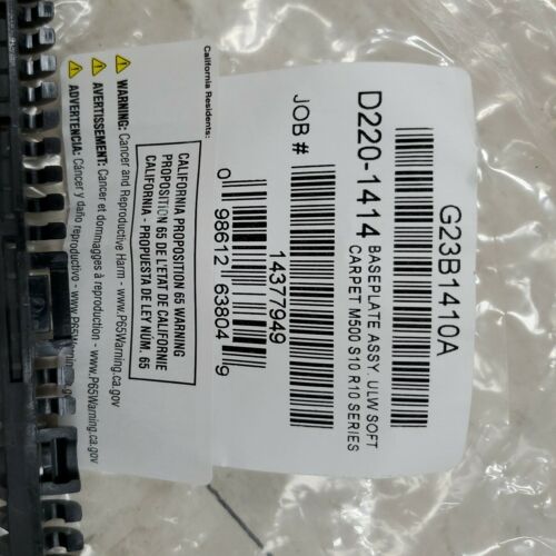Riccar Soft Carpet Baseplate D220-1414 | OEM Vacuum Part