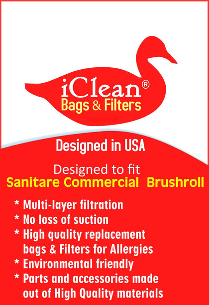 Sanitare Commercial Vacuum Cleaner Brushroll By iClean vacuums