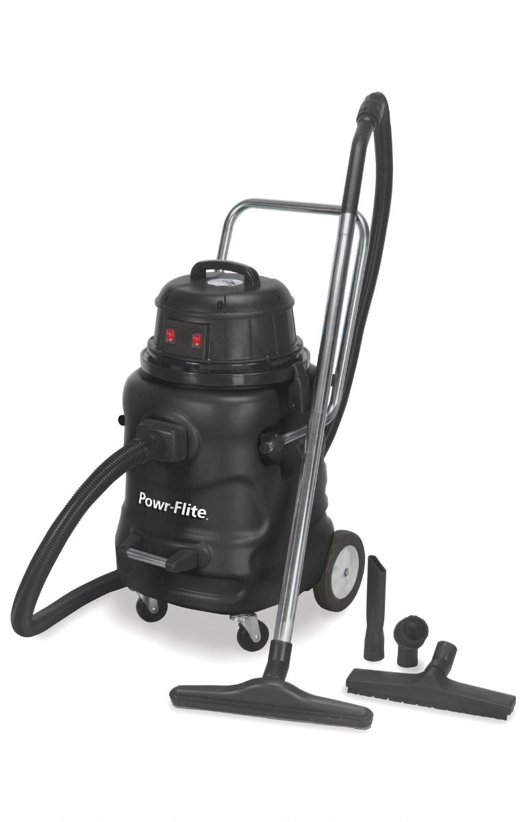 Powr-Flite PF58-Wet Dry Vacuum 20 Gallon Dual Motor with Poly Tank