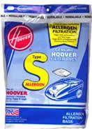 Hoover S bags 9 pk acevacuums
