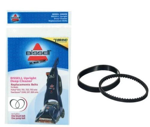 Bissell 1 Flat & 1 Geared Belts for Pro Heat  Part #6960W