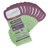 ProTeam Intercept Micro Filter Bag, Open Collar, Fits Super HalfVac Pro (10-Pack) #106960 – filter bags arranged in a fan
