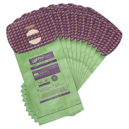 ProTeam Intercept Micro Filter Bag, Closed Collar, Fits Super HalfVac Pro (10-Pack) #106973 available at Ace Vacuums