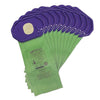 ProTeam Intercept Micro Filter Bag, Closed Collar, Fits ProGen (10-Pack) #107377 – filter bags arranged in a fan